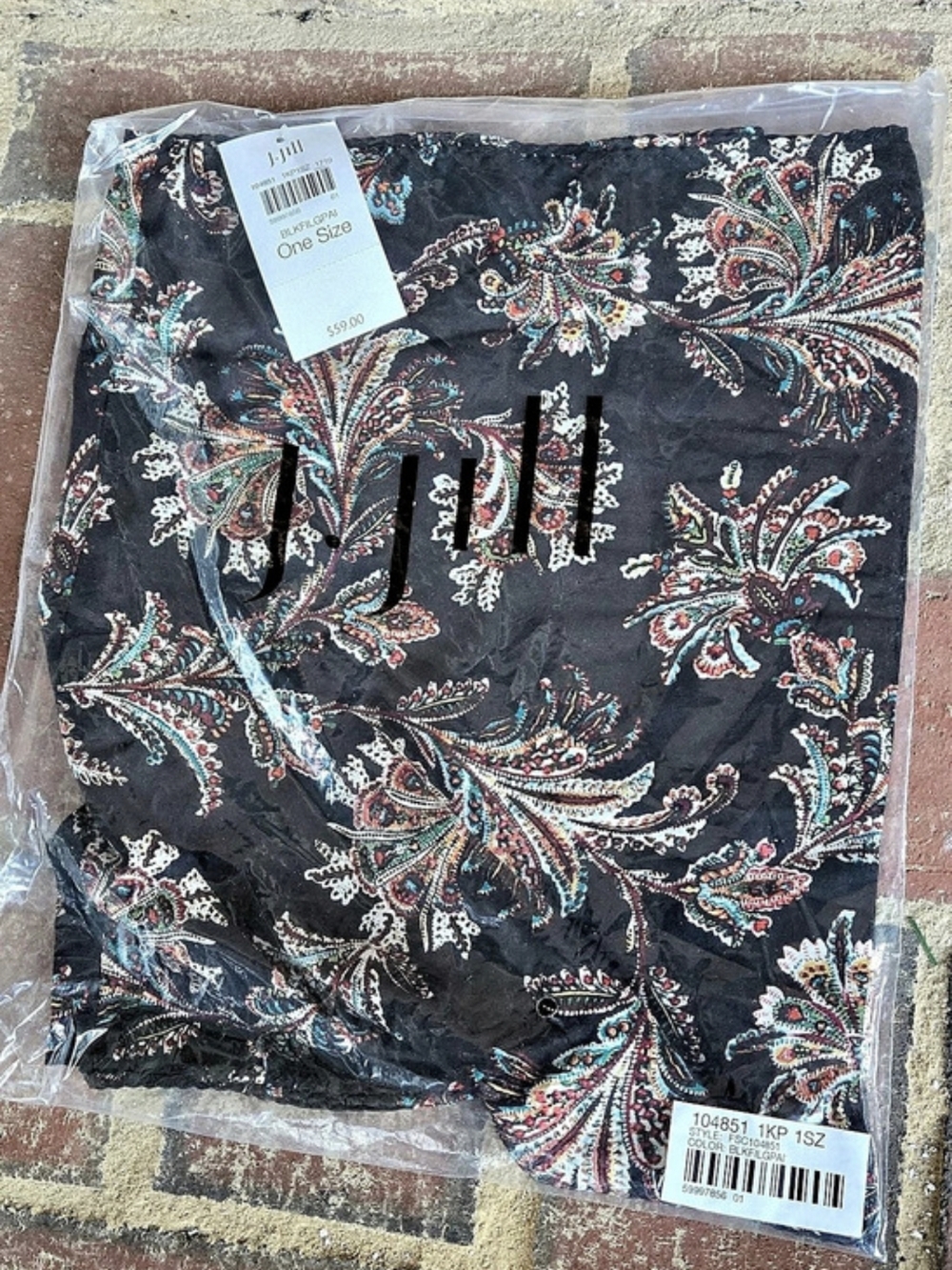 (4) J.Jill Printed Scarfs Floral Silk Scarves Set Of 4 NWT